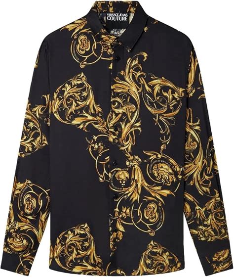 gemelli camicia uomo versace|Camicie VERSACE JEANS COUTURE Uomo .